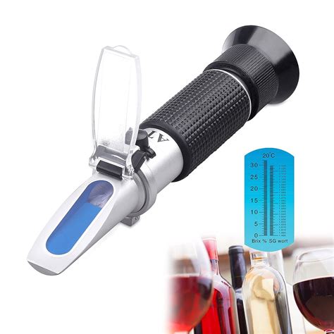 refractometer digital amazon|hand held brix refractometer.